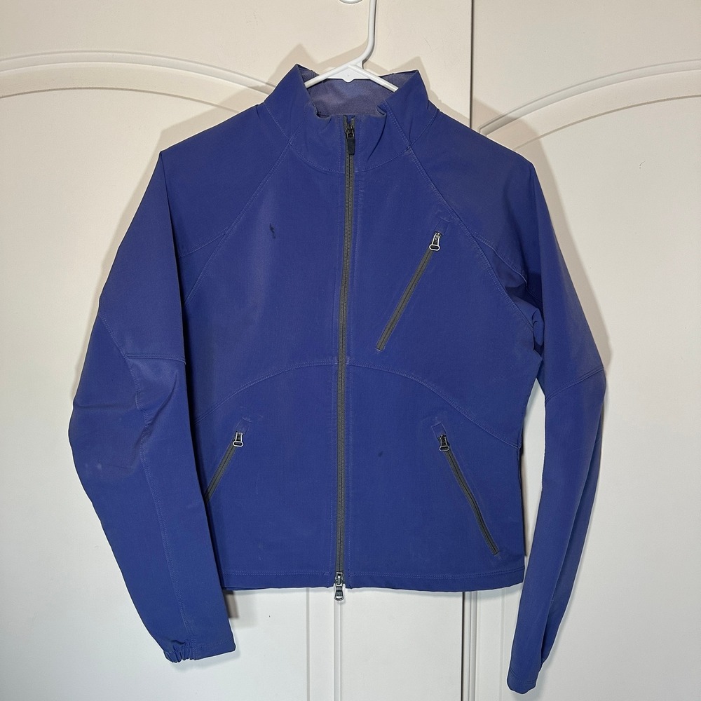 Ibex Climawool Softshell Jacket Womens S Blue Full Zip Performance Outdoor - Picture 2 of 10
